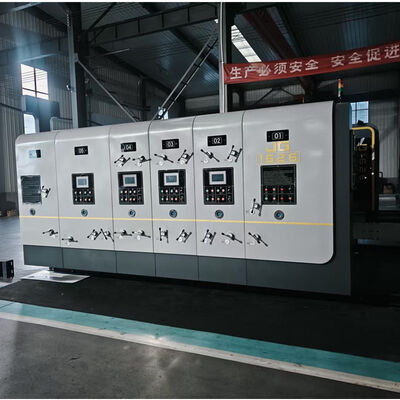 KSPACK 4 Color Carton Corrugated Box Board Flexo Printing Machine