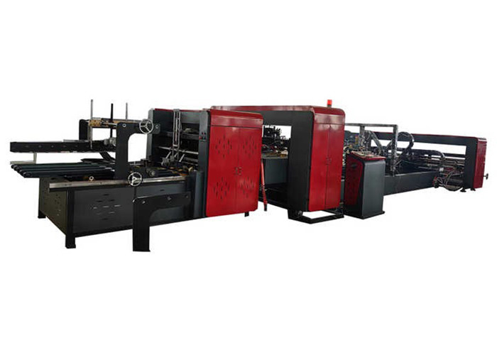 High Speed Fully Automatic Box Folder Gluer Machine Max Size 2130*1400MM