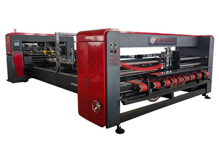 High Speed Fully Automatic Box Folder Gluer Machine Max Size 2130*1400MM